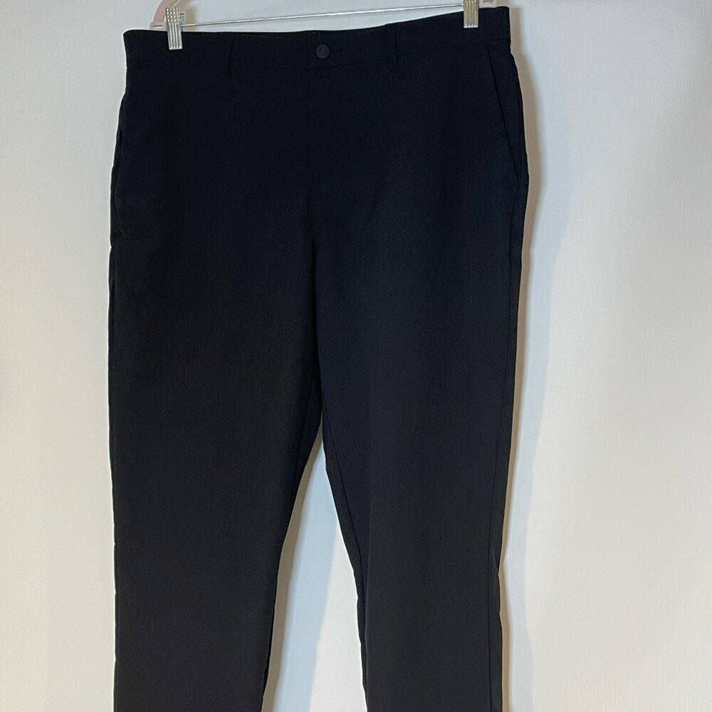Banana Republic Men's Flat Front Pant Slim Chino Pant. 36x34. Black. Itm#1557516